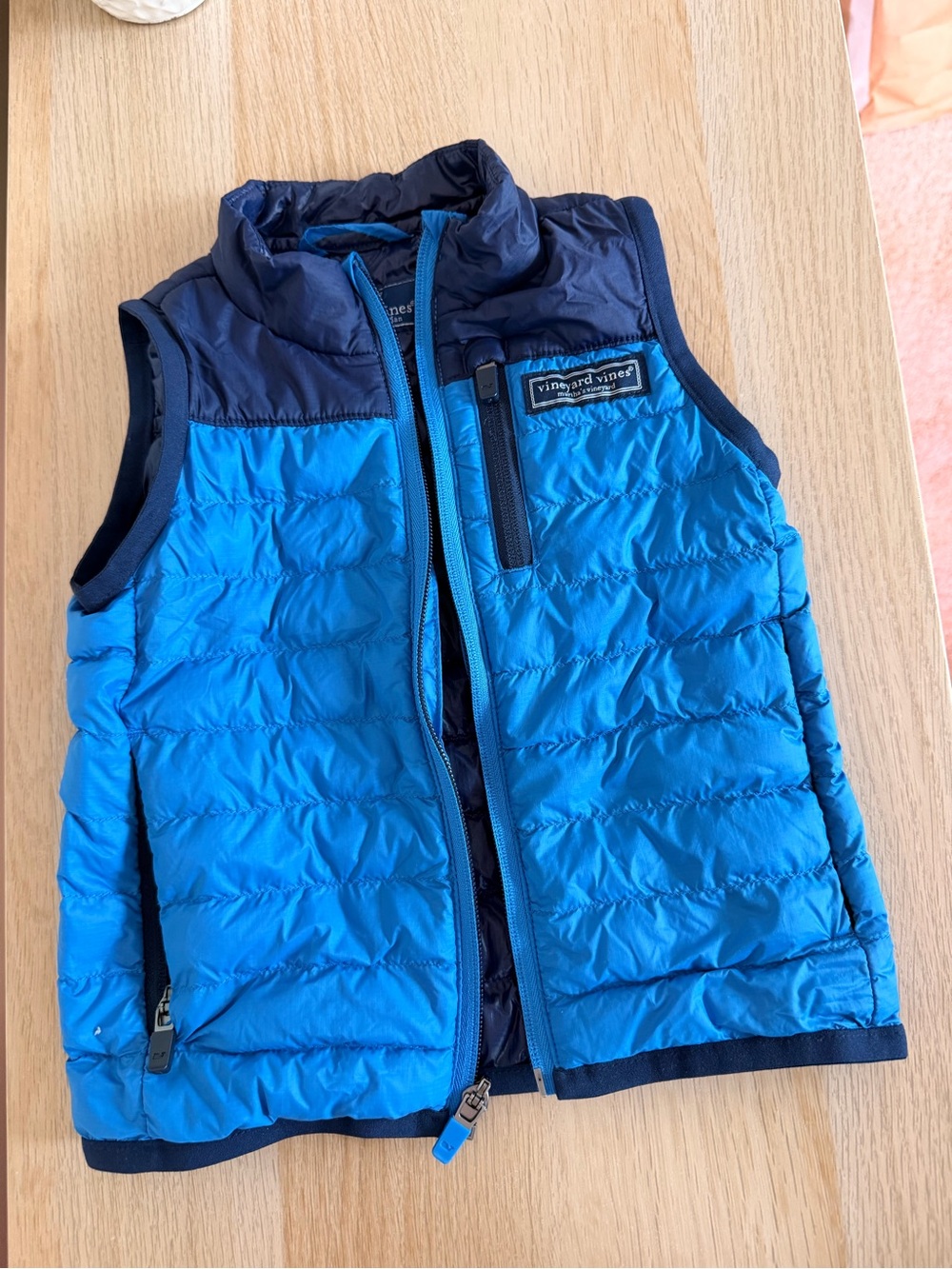 Vineyard Vines Blue Puffer Vest